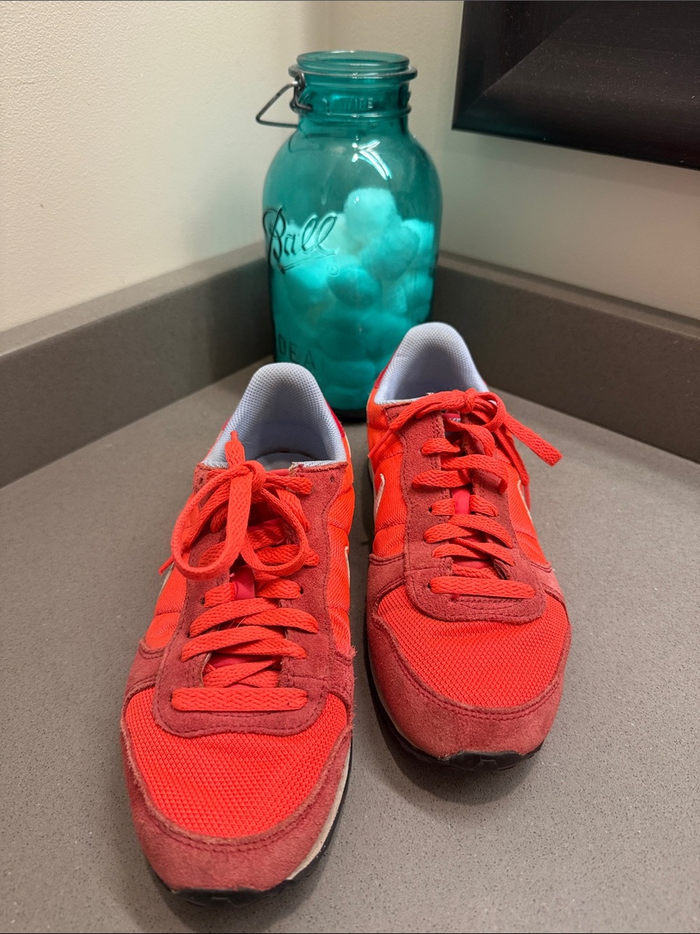 Nike Women’s Bright Red Athletic Sneakers